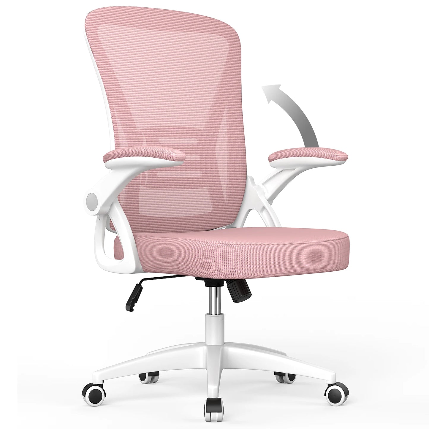 Ergonomic Mesh Office Chair – Lumbar Support & Flip Armrests