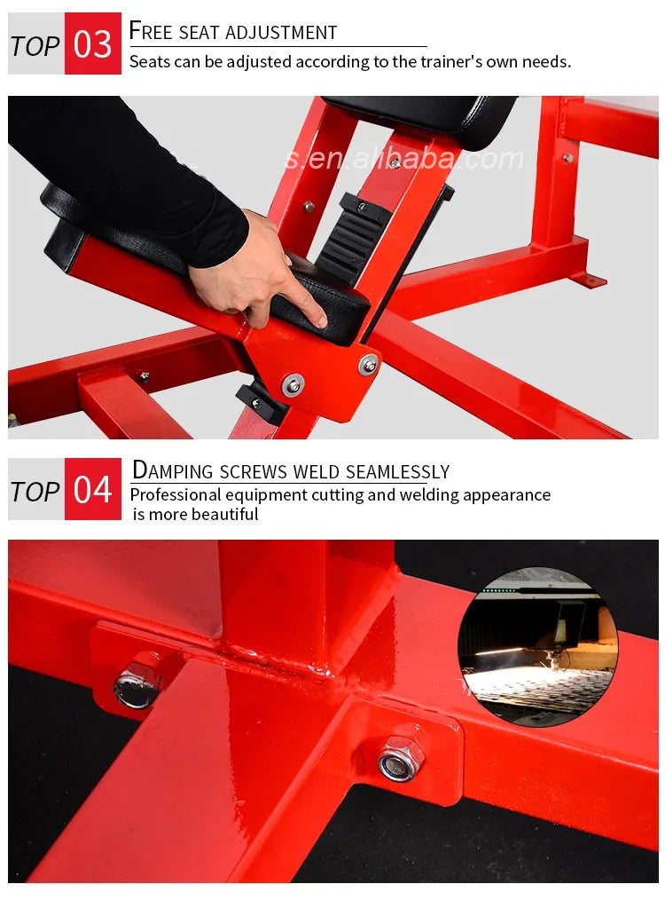 Seated Dip Tricep Machine Plate-Loaded Gym Equipment