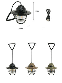 Modern Outdoor Camping Lamp – Dimmable Rechargeable Lantern