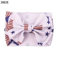 Cute 7" Double Layer Hair Bow Headband for Baby Girls