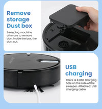 5-in-1 Wireless Smart Robot Vacuum Cleaner – Home Use