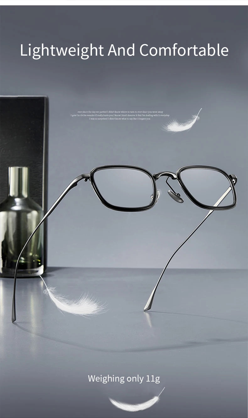 Titanium Eyeglass Frames – Ultra-Light Retro