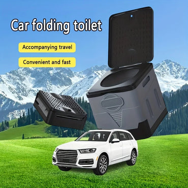 Portable Outdoor Camping Toilet – Foldable Car & Travel Toilet