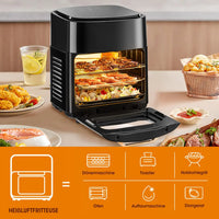 15L 1800W Large Electric Air Fryer Oven, LED Display