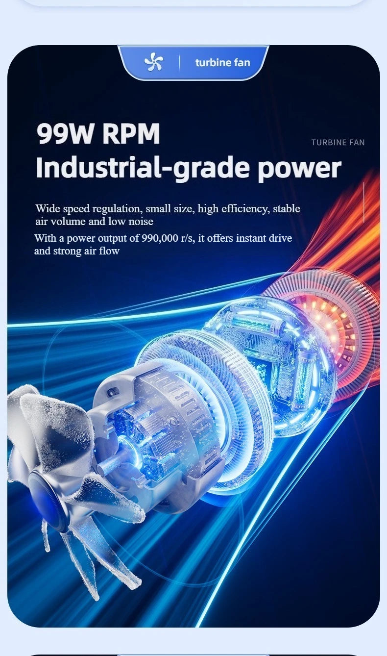 X11 Air Blower 990000RPM Powerful Car Cleaning Duster