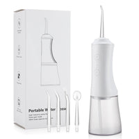 Portable Oral Irrigator Water Flosser + Electric Toothbrush Rechargeable Dental Water Jet Teeth Cleaning Whitening Oral Care Set