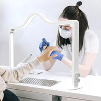 48W Half Moon LED Nail Lamp – Foldable Beauty Desk Light
