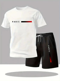 Men’s Summer Casual 2-Piece Set T-Shirt & Shorts