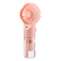 Portable Handheld Mist Fan USB Rechargeable Folding Hand Fan With Water Spray Mist Portable USB Mini Charging Fan Office Fan