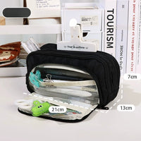 Back To School Large Capacity Pencil Cases Bag Aesthetic School Cases Girl Stationery Holder Children Students School Supplies
