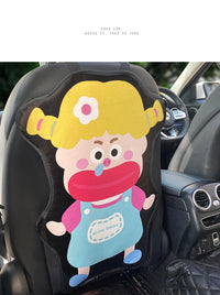 Leather Car Seat Back Protector Waterproof Kick Pad