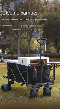 Folding Camping Cart – Heavy Duty Outdoor Utility Wagon