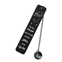 Stainless steel bookmarks designed for students, Kawaii book accessories for returning to school as learning stationery