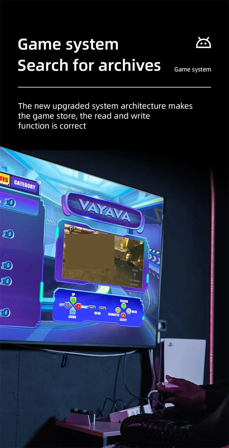 GD30 4K Retro Game Stick Console with 20,000+ Games