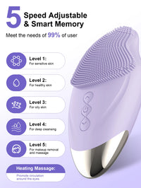 Ultrasonic Facial Cleansing Brush – Deep Pore Skin Massager