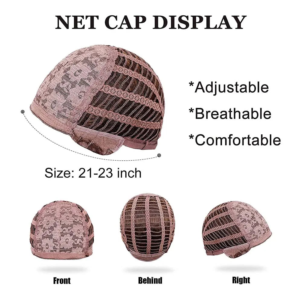 Reddish Brown Straight Layered Synthetic wig with Bangs Long hair Copper Ginger Wig for Women Daily Use Heat Resistant Wigs