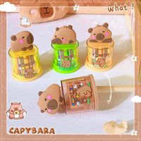 Aesthetic school useful accessories kawaii stationery school supplies cute things mini capybara Pencil sharpener office supplies