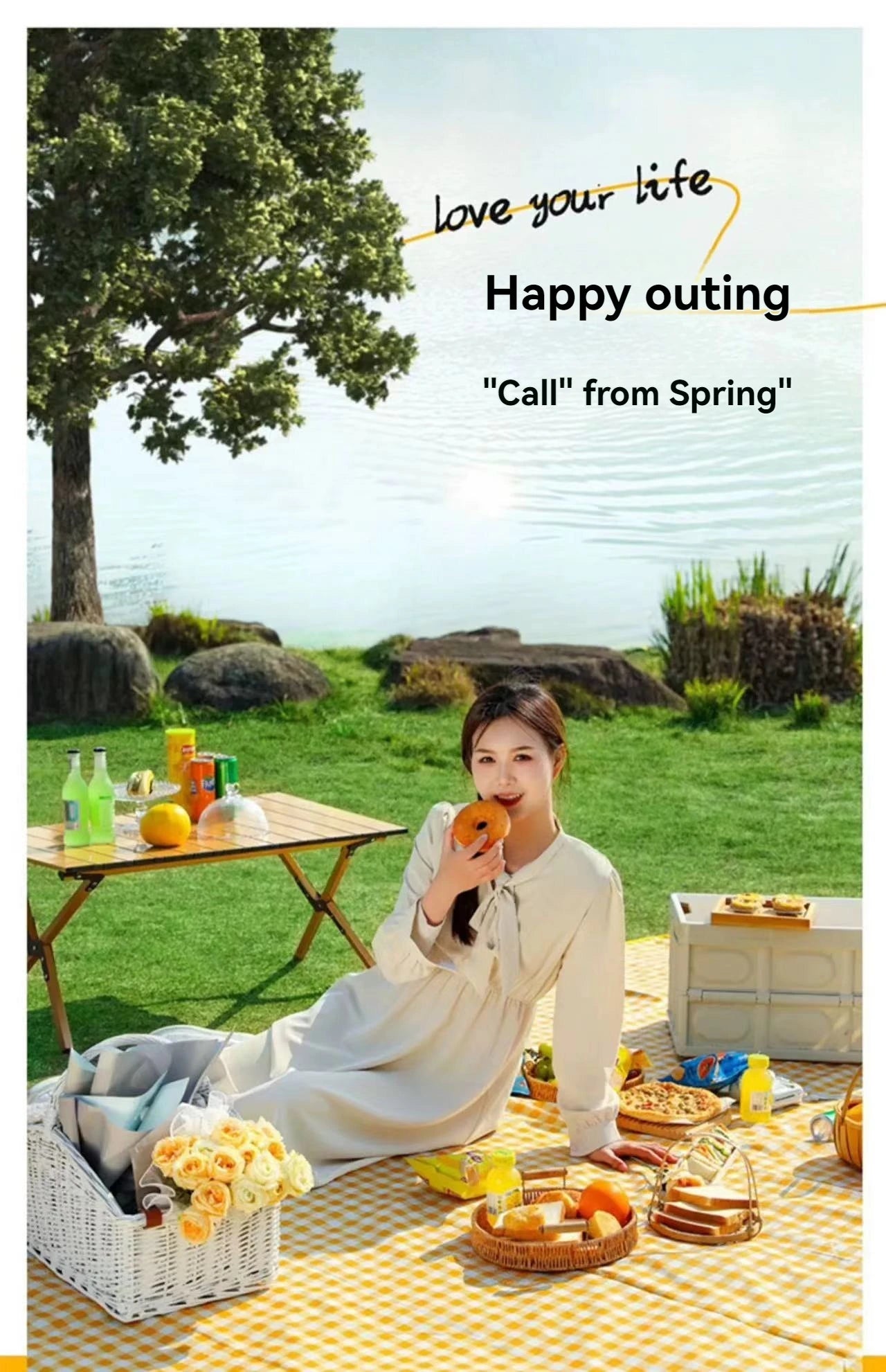 Picnic Mat, Moisture-proof Camping and Picnic Mat, Outdoor Waterproof Portable Beach Mat, Outdoor Spring Outing Mat