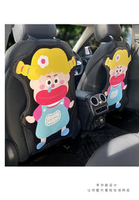 Leather Car Seat Back Protector Waterproof Kick Pad