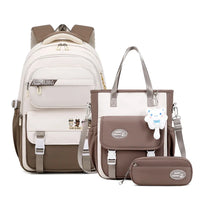 Children School bags set Girls Primary Backpack Kids school backpcak 3 pcs princess schoolbags kids mochilas escolar infantil