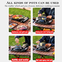 Portable Single Burner Camping Gas Stove Automatic Ignition