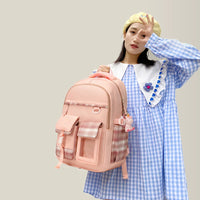 2025 New - Style Schoolbag for Primary School Girls, Suitable for Grades 1, 3 to 6, Child-Friendly, Load-Reducing and Spine