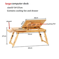 Folding Laptop Desk for Bed & Sofa – Portable Tray Table