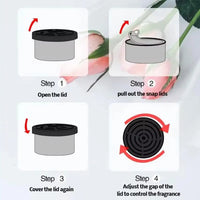 Car Air Freshener Coffee Scent Wood Block Perfume