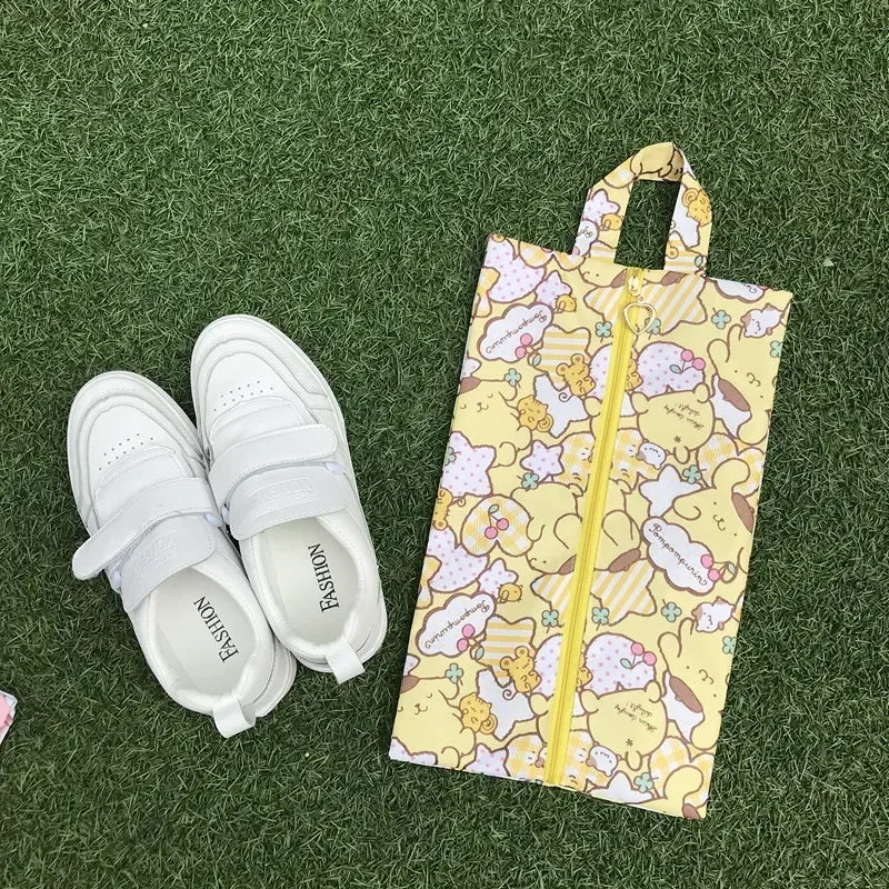 Sanrio Shoe Bag Hello Kitty Kawaii Shoes Underwear Underwear Multifunctional Storage Bag Travel Bag Cartoon Dustproof Home