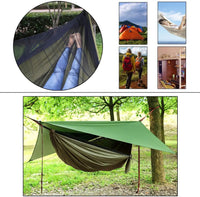 Double Camping Hammock with Mosquito Net Portable