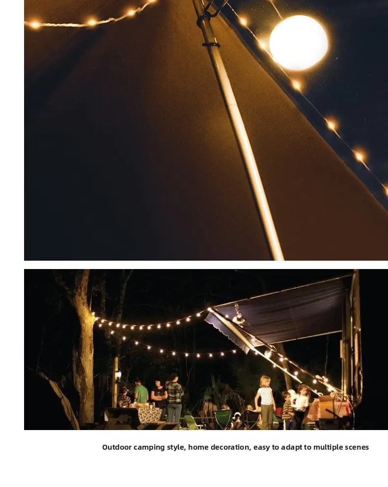 Multi-Functional Outdoor Camping Lamp with Light String