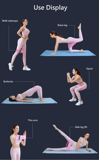 Resistance Bands for Legs & Hips – Fitness Cloth Expanders