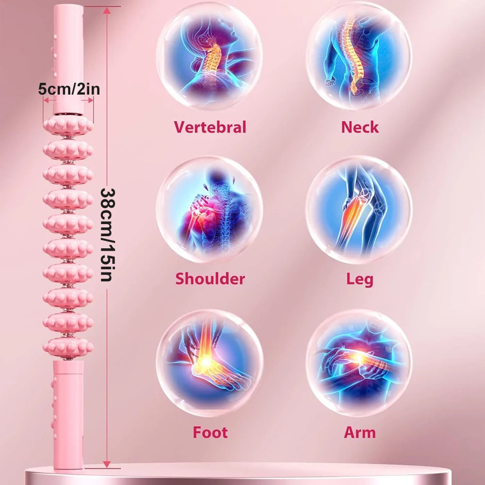 Muscle Roller Stick – Bendable Body Massage Tool