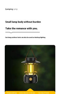 Lohascamping LED Retro Camping Lamp Rechargeable Light