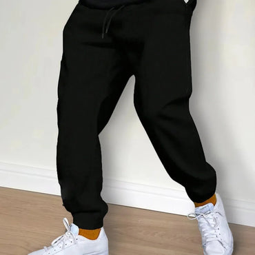 Men’s Fleece Jogger Sweatpants – Winter Gym Casual Pants