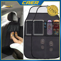 Caer Kids Car Seat Back Protector with Organizer Universal