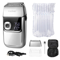 2-in-1 Electric Shaver & Hair Trimmer for Men KM-2028