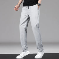 Men’s Ice Silk Stretch Business Casual Pants