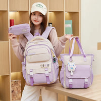 Children School bags set Girls Primary Backpack Kids school backpcak 3 pcs princess schoolbags kids mochilas escolar infantil