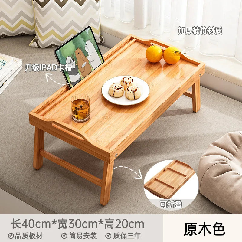 Square Folding Tea Table – Lightweight Tatami Floor Desk