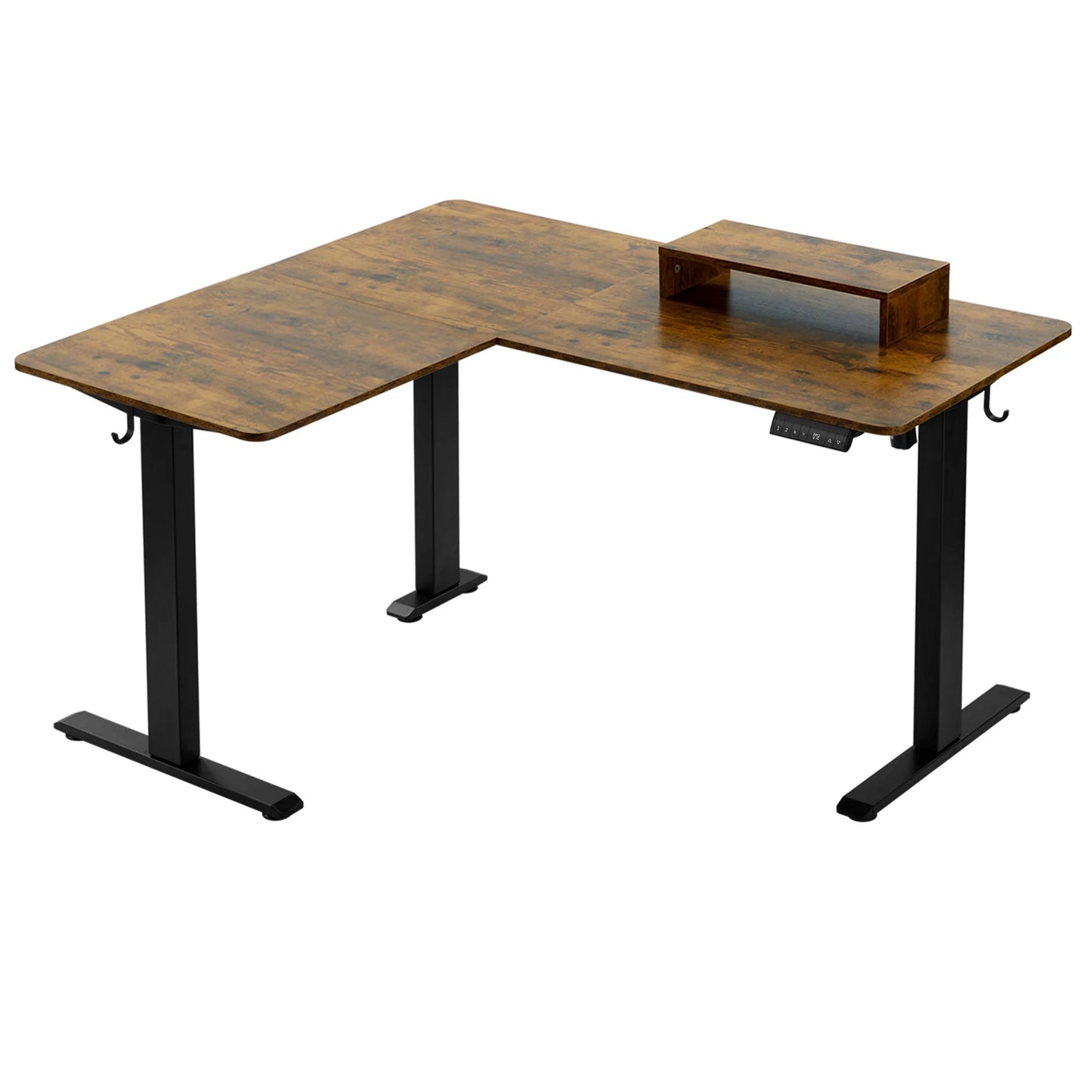 Electric L-Shaped Sit Stand Desk – 140x120cm Adjustable