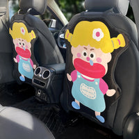 Leather Car Seat Back Protector Waterproof Kick Pad