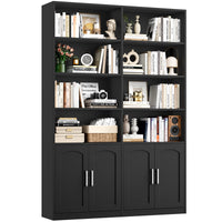 Getone Bookshelf Wardrobe with 12 Compartments & Doors