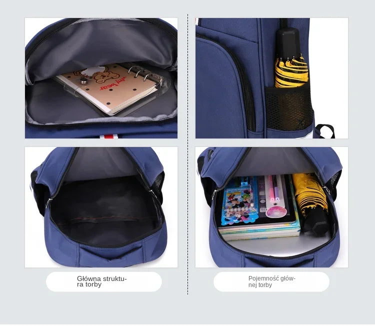 Primary school student backpack wholesale printing kindergarten children backpack printing logo training class