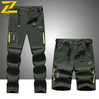 Men’s Outdoor Cargo Pants – Waterproof Detachable Hiking Wear