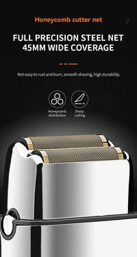 TX5 Pro Metal Electric Shaver for Men – Rechargeable Razor