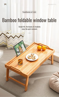 Square Folding Tea Table – Lightweight Tatami Floor Desk