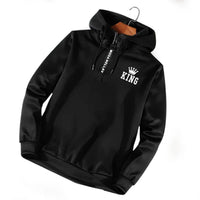 Men’s Half-Zip Casual Sweatshirt & Hoodie Set
