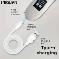 Professional Electric Callus Remover for Feet - Easy to Use, Painless, Fast Removal, Rechargeable, Gentle Exfoliator for Smooth