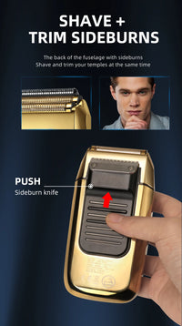 2-in-1 Electric Shaver & Hair Trimmer for Men KM-2028